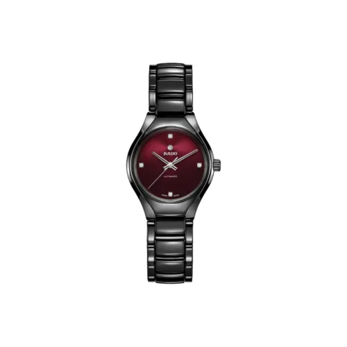 RADO Realme Collection Автоматический Механический Механизм Женские Часы 30MM Красный Циферблат Часов