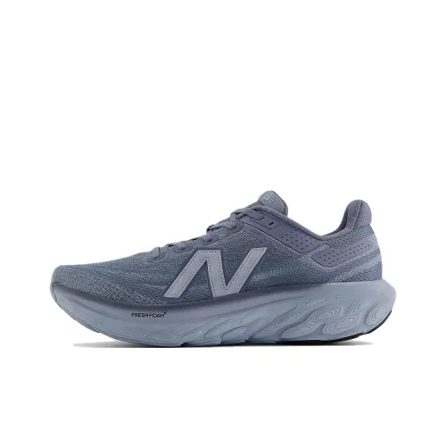 New Balance NB Свежий Foam X 1080 Амортизация Износостойкий Низкий Топ Беговые кроссовки Унисекс Серый