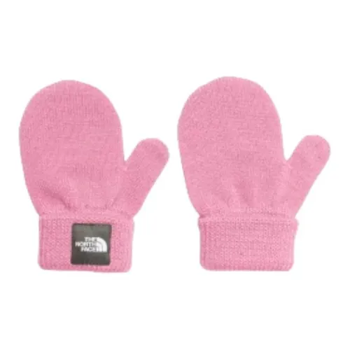 The North Face Акриловые вязаные перчатки для детей розовые