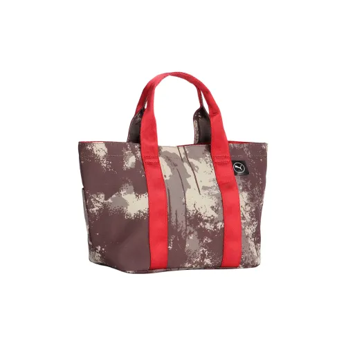 PUMA Полиэстер Тоут Сумка Сумка для покупок Сумка Обычная Унисекс Темно-Кофейный Темно-Красный