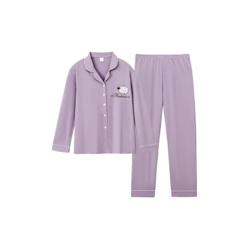 Song Qianya Пижамный комплект женский фиолетовый