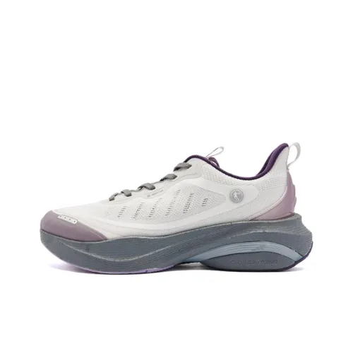 QIAODAN Borderless 6,0 Беговые кроссовки Низкий верх Светло-серый/Угольно-серый Женские