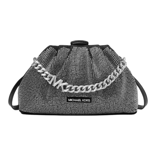 MICHAEL KORS Nola Хлопок Плечо Сумка через плечо Сумка Маленькая Женская Черная