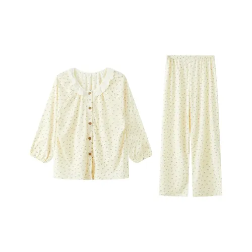 Sleep Beige Women's Pajama Sets Сон Бежевый Женские Пижамные Комплекты