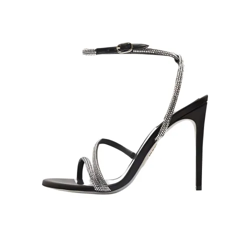 RENE CAOVILLA Irina one Ремень Сандалии 10,5cm Женские Черный