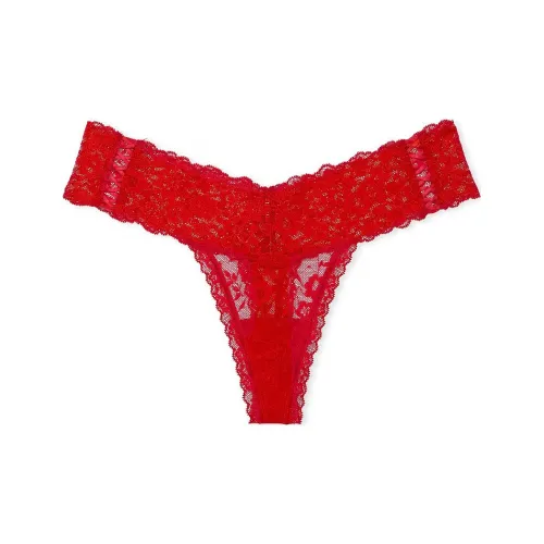 Victoria's Secret The LACIE Кружево Стринг Panty Lipstick Нижнее белье Женские 1 упаковка Апельсин