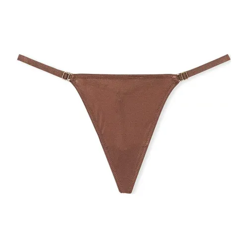 Victoria's Secret Very Sexy V Фурнитура Регулируемый V STRING Трусики Мусс Нижнее белье Женские 1 Пачка Коричневый