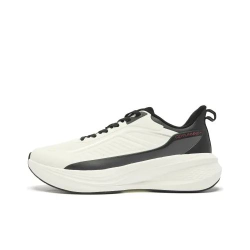 QIAODAN Rainwing 4,0 Беговые кроссовки Низкий топ Айвори/Черный Мужской
