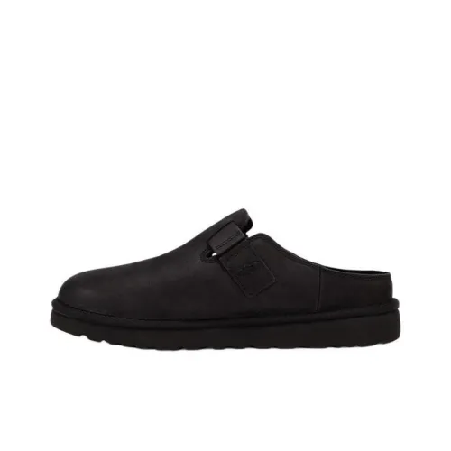 UGG Мужские устойчивые домашние тапочки черные