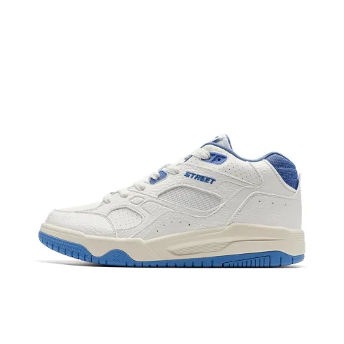 XTEP MXNAVI Карта Устойчивая к истиранию MID Топ Скейтборд Кроссовки Мужские Парус Белый Sunlight Синий