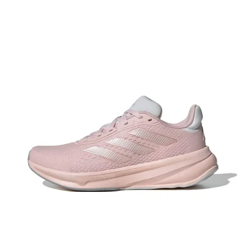 Adidas Response Super Slip Resistant Abrasion Resistant Низкий Топ Беговые кроссовки Женские Розовый