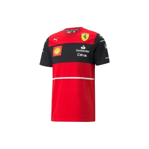 PUMA Ferrari Red Men's T-Shirts PUMA Ferrari Красные Мужские Футболки