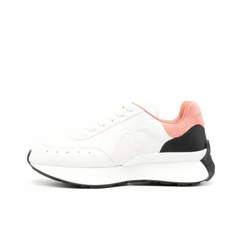 Alexander McQueen Sprint Runner Low Топ Повседневная обувь Женская Белая