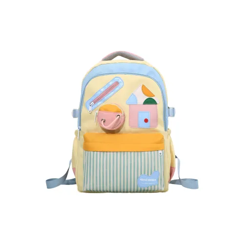 JIANGLIDA Нейлон Рюкзак Стандартный Женский Зеленый Желтый