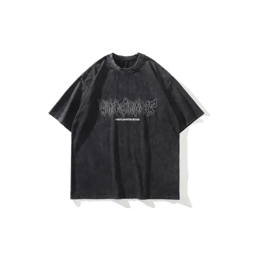 WHISTLEHUNTER Рубашка с длинным рукавом унисекс черная