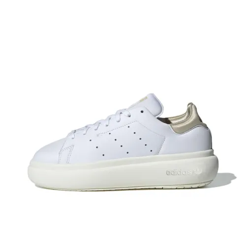 Adidas Originals STAN SMITH PF Slip-resistant Abrasion-resistant Low Top Skateboard Shoes Женские Белые
