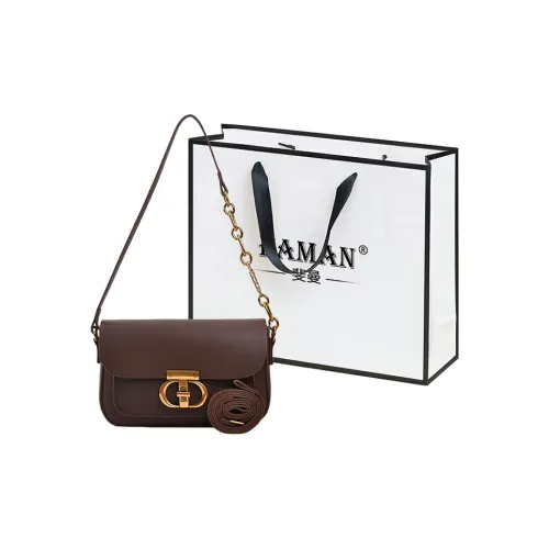 FAMAN ПУ (полиуретан) Сумка через плечо Стандартная Женская Без рисунка Кофейный Без рисунка Коричневый Без рисунка Черный Матовый Кофейный Матовый Коричневый Матовый Черный