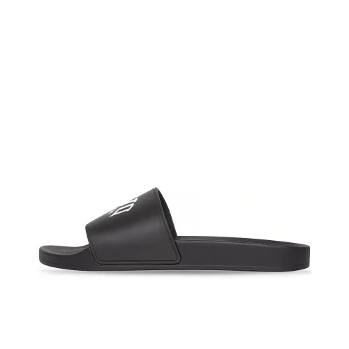 Balenciaga Pool Slide Мода Тапочки Женские Черные