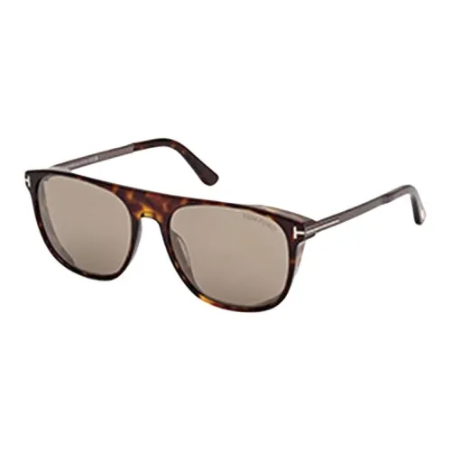 TOM FORD OVAL SUNGLASSES Мужской Коричневый
