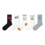 Американский стиль гоночных носков, позиционирование, мода, носки, комплект из 5 пар [7A антибактериальные, оригинальные, новинка].