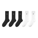 5 пар (Черный 3 + Белый 2)