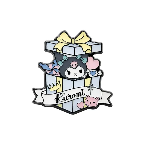 TIDECOLOR Sanrio Три Маленьких Поросенка Совместный Санрио Kuromi Милый Значок Вдохновленный CHANEL Брошь Рюкзак Булавка Подвеска Мерч по IP