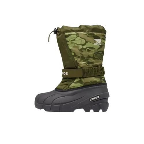 SOREL Flurry Low Топ Детские ботинки Зеленый Подростки