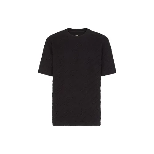 Fendi Черные Мужские T-Рубашки