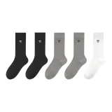 5 пар (Черный 2 + Серый 2 + Белый)