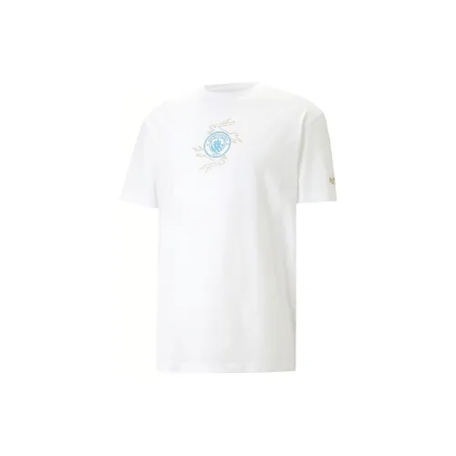 PUMA MCFC CNY Белый Мужской T-Рубашка