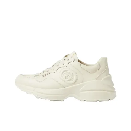 GUCCI Rhyton Low Топ Повседневная обувь Женская Белая