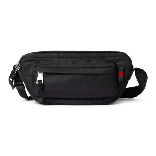 GUCCI Nylon Сумка через плечо Маленькая Мужская Черная
