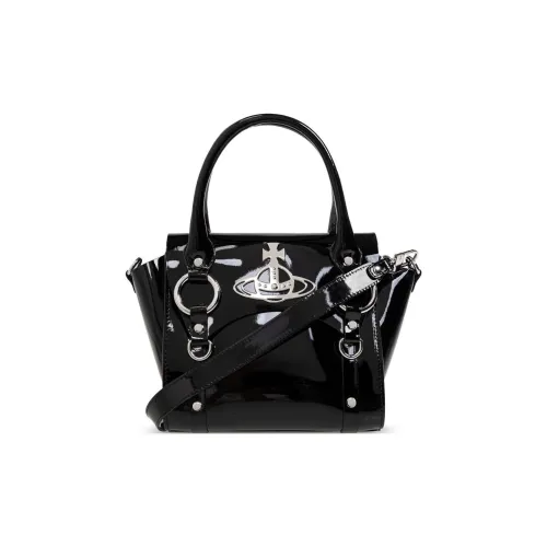 Vivienne Westwood BETTY Телячья кожа Одно плечо Сумка Мини Женская Черная