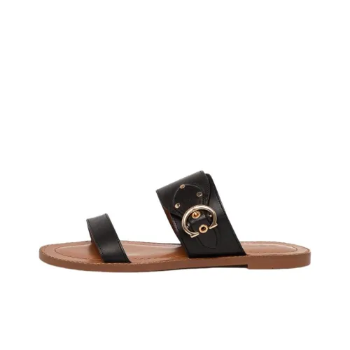 COACH Слипоны Женские Черные