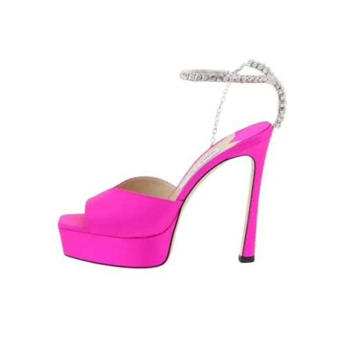 Jimmy Choo Saeda One Ремень Сандалии Женские Фуксия
