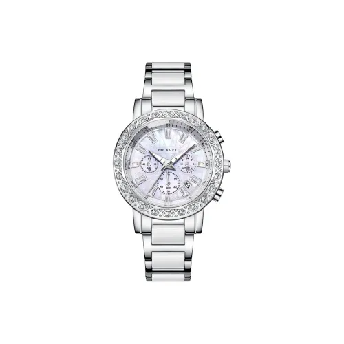 MEXVEL Кварцевый Movement Женские часы 36мм*36мм*10мм Белый