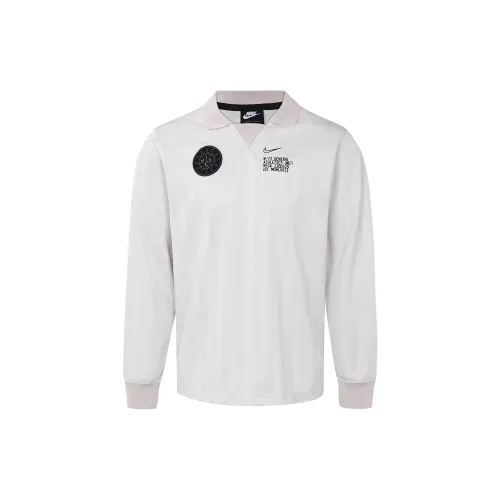 Nike Светло-серые Мужские T-рубашки