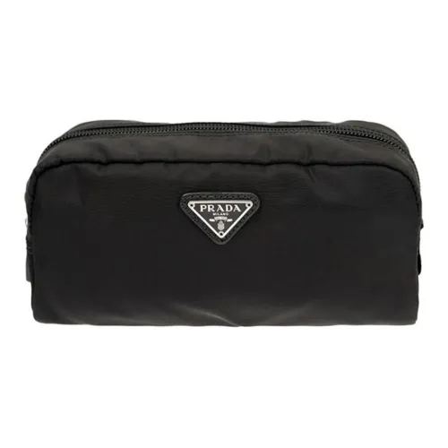 PRADA Nylon Косметичка Клатч Унисекс Черный