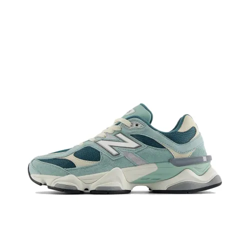 New Balance NB 9060 Low Топ Повседневные Беговые Кроссовки Унисекс Циан Бежевый