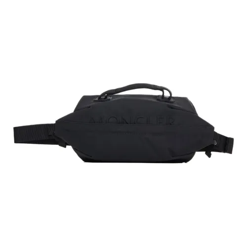 Moncler Полиэстеровая ткань кошелек мужской черный