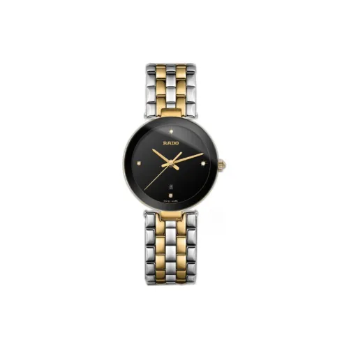 RADO Florence Collection Кварцевый механизм Женские часы 28 мм Черный циферблат