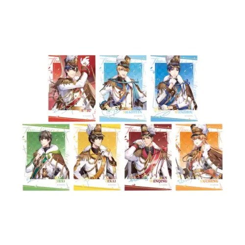 MANCOOL Аватар короля Официальный Merch Parade Collection Открытки аниме-тематики