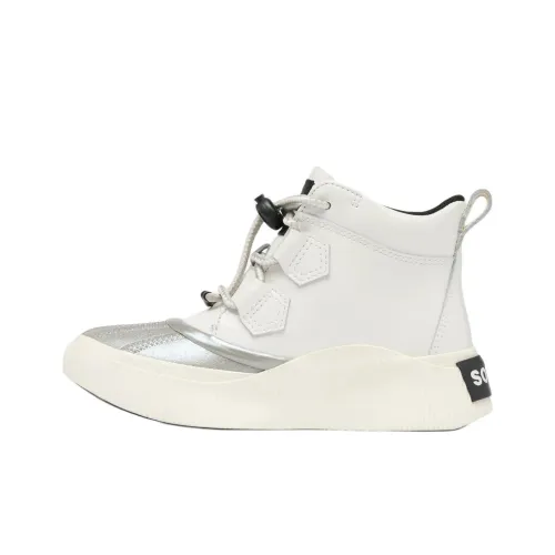 SOREL Out N About Водонепроницаемые детские ботинки белые школьные