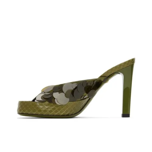 FENDI Слипоны Женские Зеленые