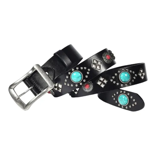 Emperor Penguin Индивидуальный Винтаж Модный Stud Украшение Ремень Коровья кожа Ремни Унисекс 3,8 см