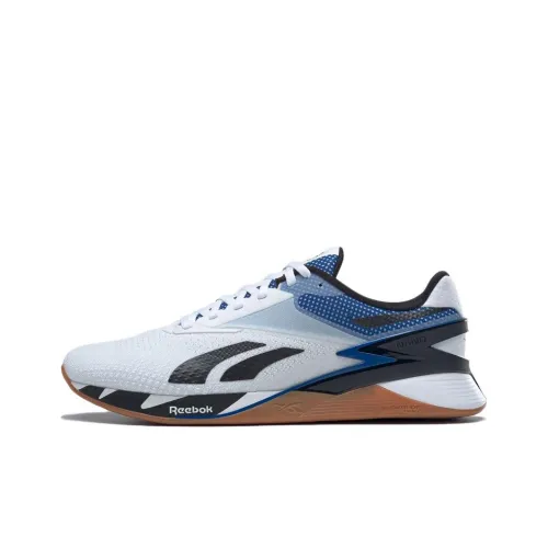 Reebok Nano X3 Low Топ Тренировочные Кроссовки Унисекс Белый Синий Черный