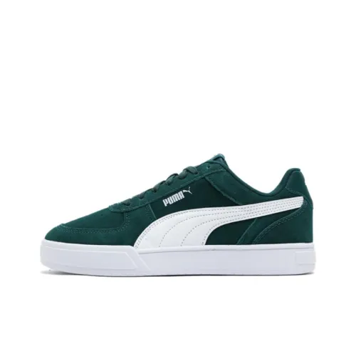 PUMA Caven Дышащие Низкие Кроссовки для Скейтбординга Унисекс Зеленые