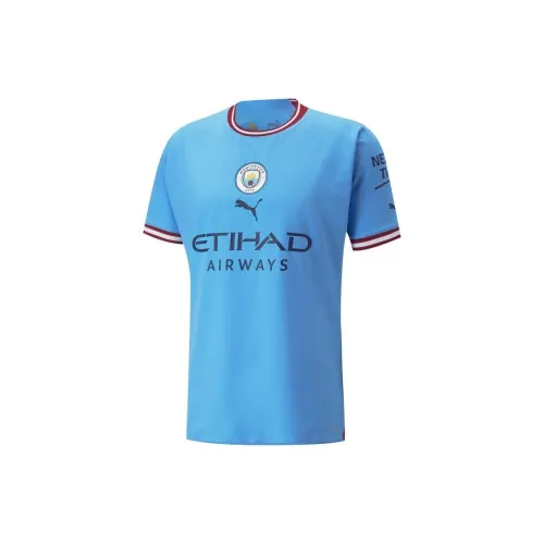 PUMA MCFC CNY Синий Мужской T-Рубашка