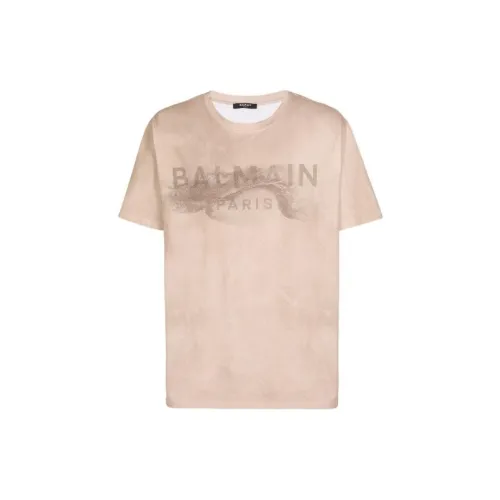 BALMAIN Мужские Золотые T-рубашки
