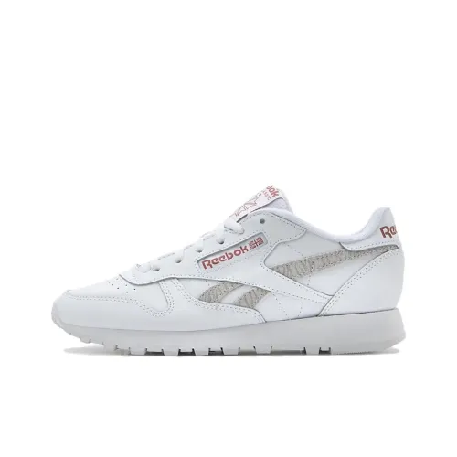 Reebok Classic Leather Low Топ Повседневная обувь Унисекс Белый